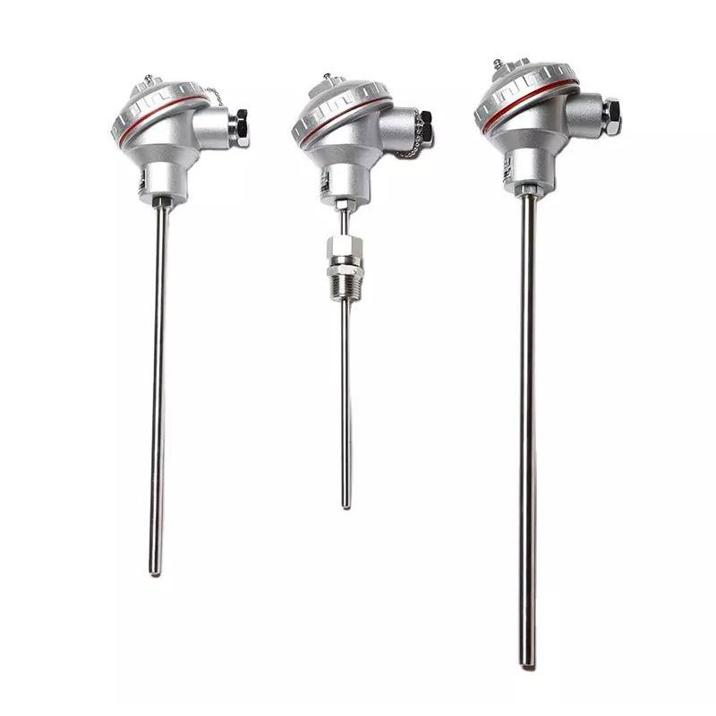 เซนเซอร์วัดอุณหภูมิสูงระดับพรีเมียม PT100 Type K เทอร์โมคัปเปิลสแตนเลส