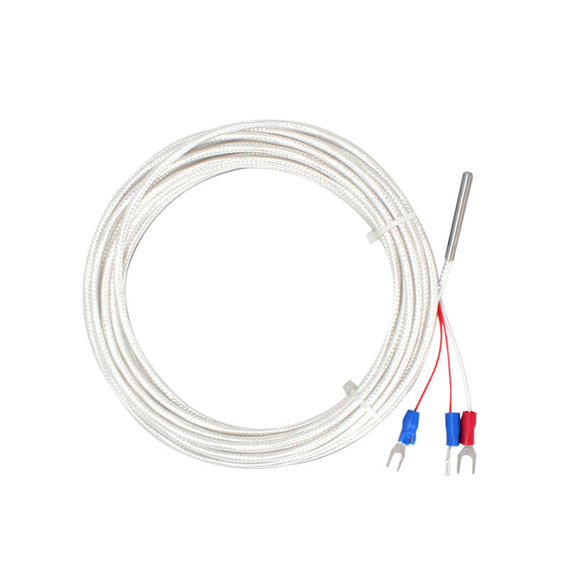 WZP-035 PT100 Probe 5 × 35 มม. 1–20 ม. เครื่องวัดอุณหภูมิความต้านทาน Platinum RTD ทนต่อการกัดกร่อนกันน้ำเซ็นเซอร์อุณหภูมิป้องกันการกัดกร่อน
