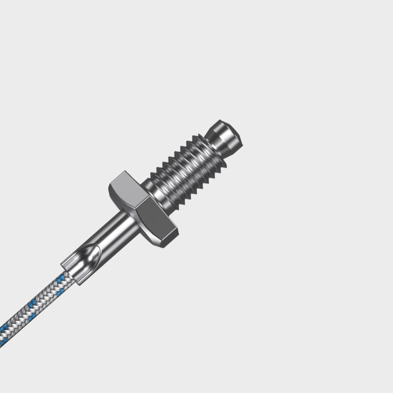 เซนเซอร์วัดอุณหภูมิขนาดกะทัดรัดเกรดอุตสาหกรรมพร้อมหัววัด PT100K (M6/M8) เทอร์โมคัปเปิลแบบยึดด้วยสกรูสแตนเลส