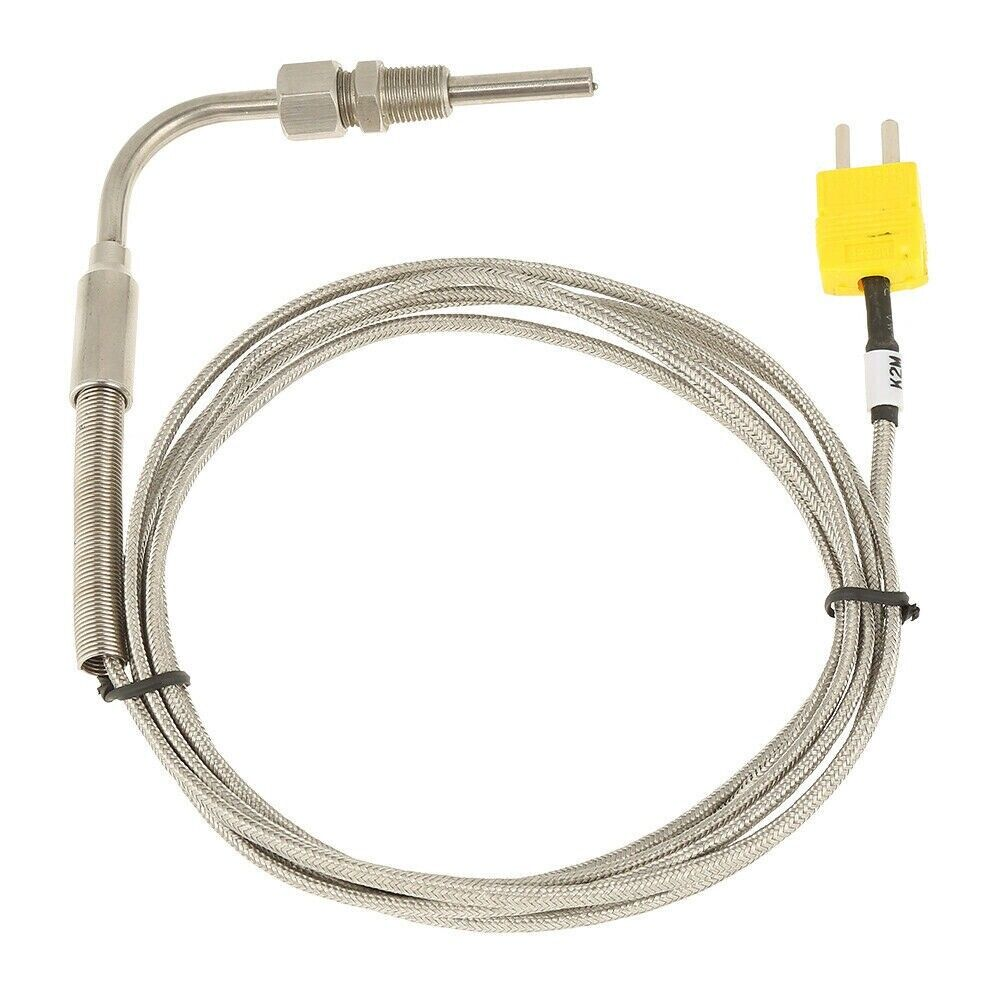 สายต่อเทอร์โมคัปเปิล 2 สายสำหรับวัดอุณหภูมิหุ้มด้วย PTFE สีน้ำตาลพร้อมปลั๊กเทอร์โมคัปเปิลสำหรับเซนเซอร์ชนิด K แบบสัมผัสโดยตรง